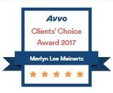 Avvo | Clients' Choice | Award 2017 | Merlyn Lee Meinerts