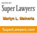 Rated By | Super Lawyers | Merlyn L Meinerts | SupterLawyers.com